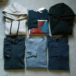 Bundle of 6 Mens Shirts and Sweatshirts